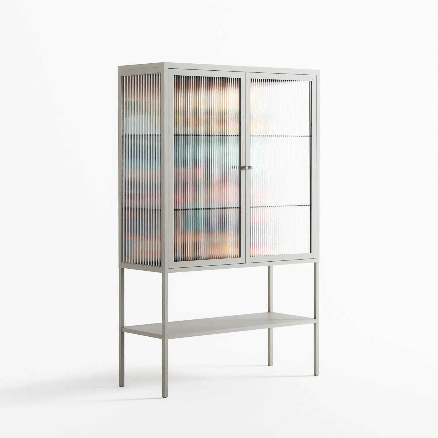 Gamla Stan - Loft Cabinet - Nur Rydberg - Chalk - Reeded glass - Image 4