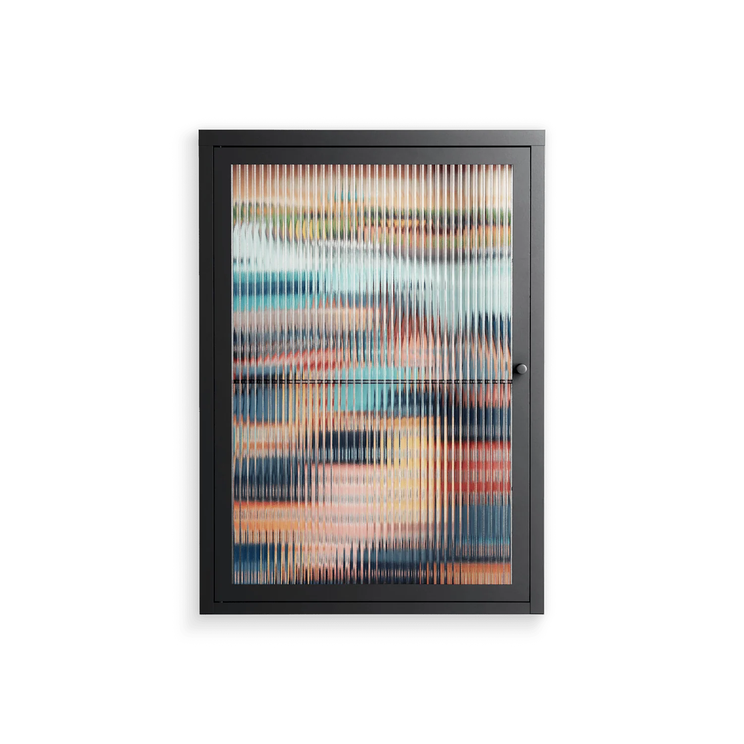 Gamla Stan - Wall Cabinet - Nur Rydberg - Antracite - Reeded glass