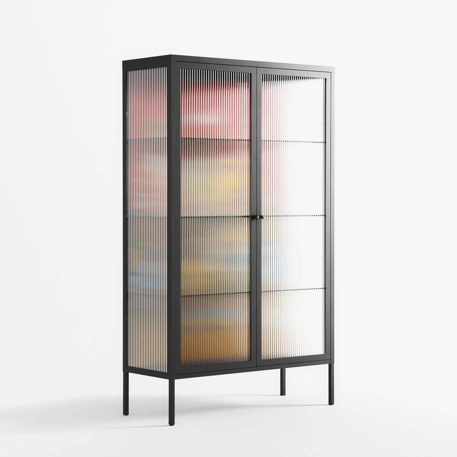 Ganesha - Cabinet - Cezar Berje - Antracite - Reeded glass - Image 4