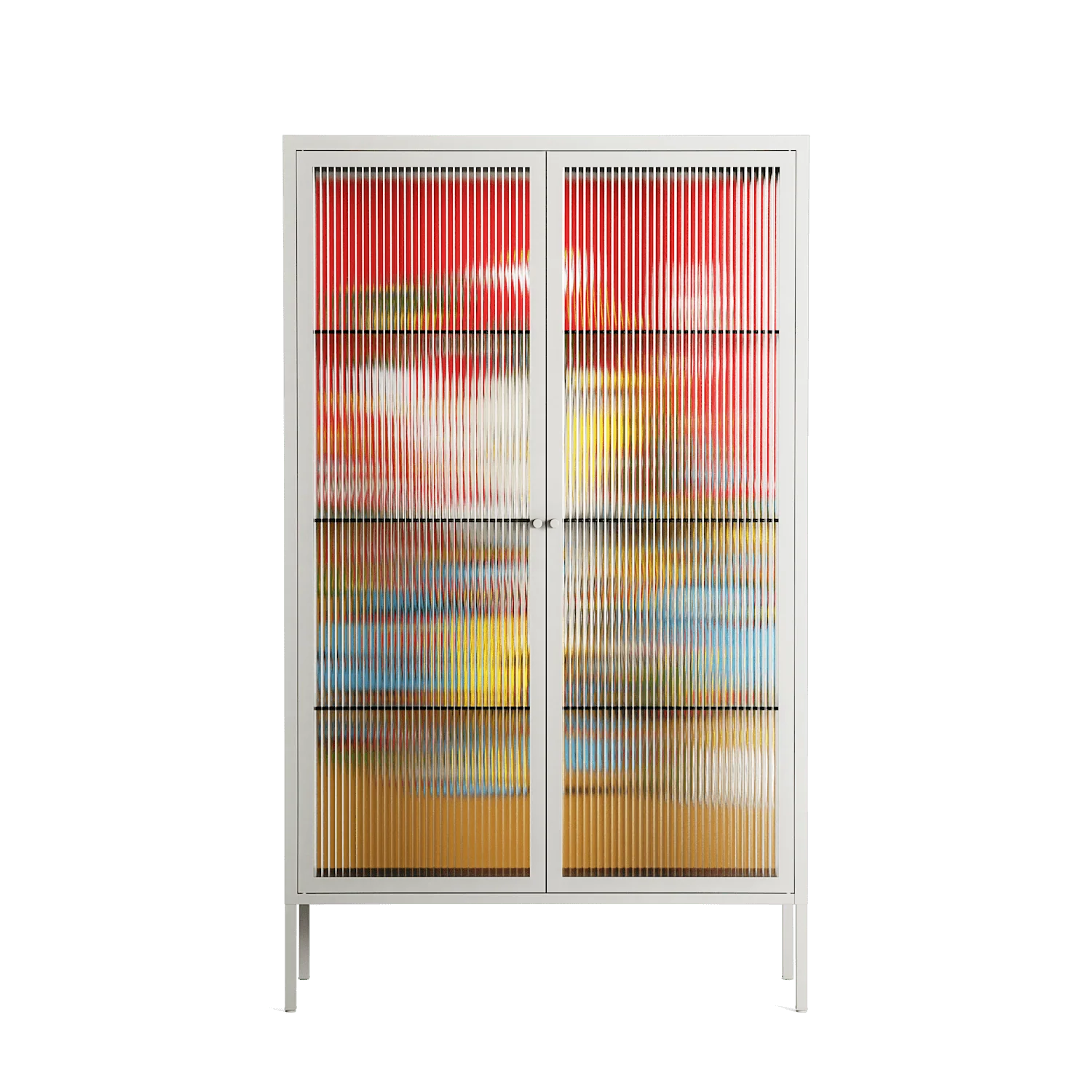 Ganesha - Cabinet - Cezar Berje - Chalk - Reeded glass