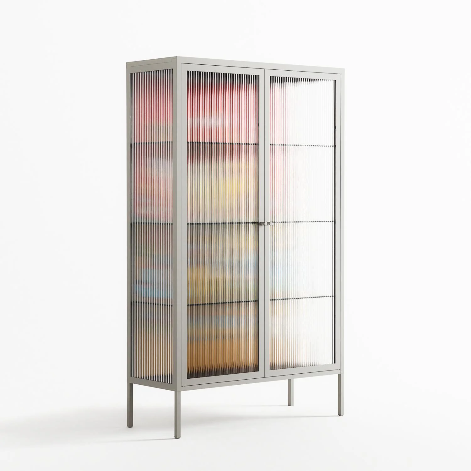 Ganesha - Cabinet - Cezar Berje - Chalk - Reeded glass - Image 4