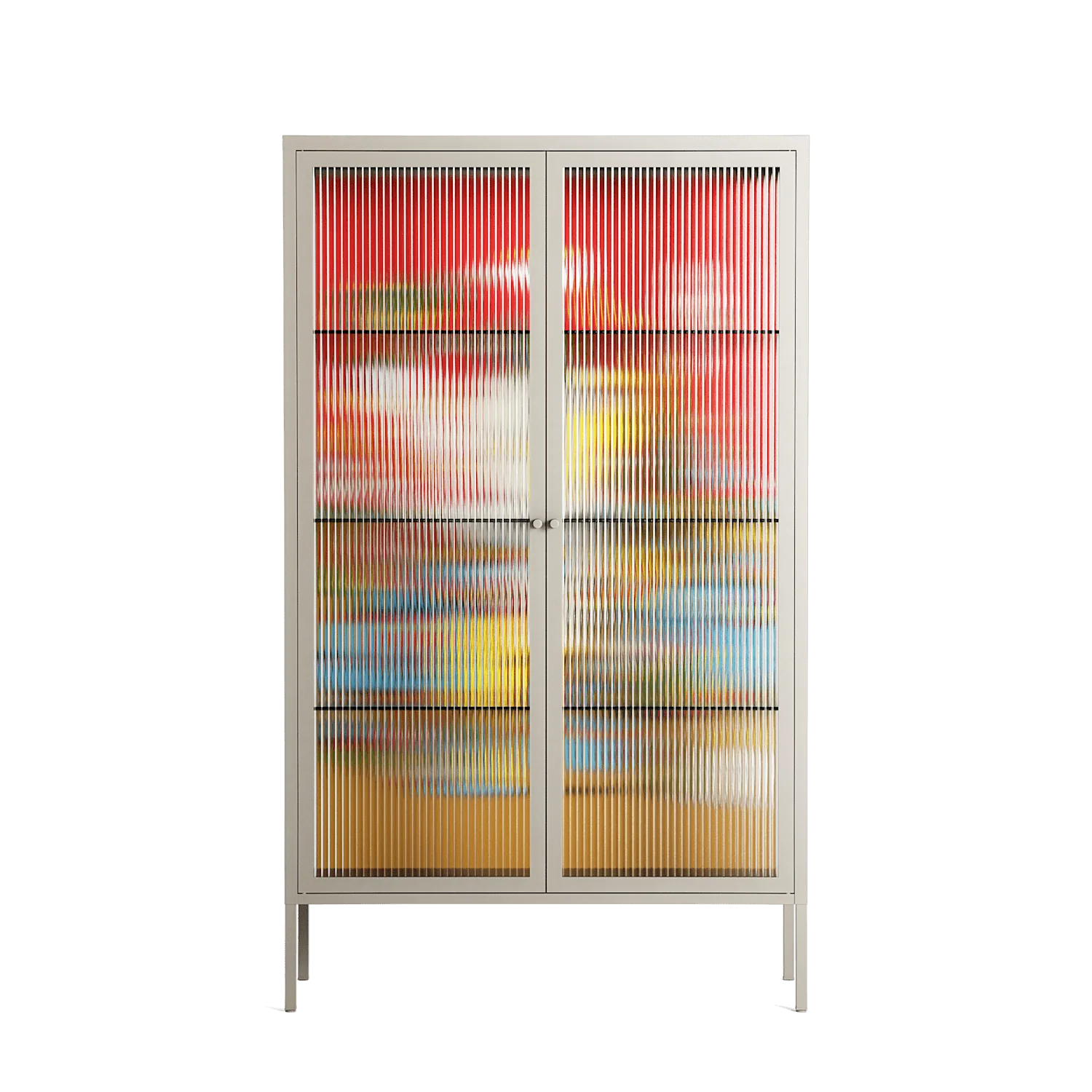 Ganesha - Cabinet - Cezar Berje - Pebble - Reeded glass