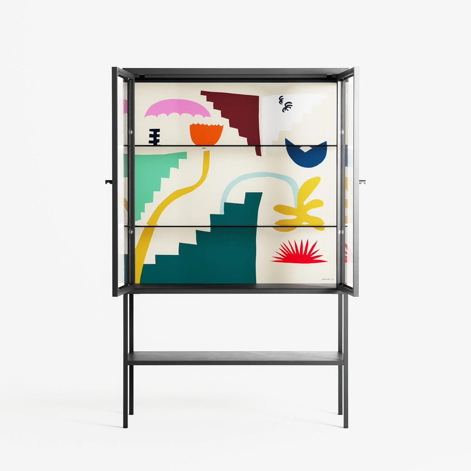 Garden Shapes - Loft Cabinet - Aley Wild - Antracite - Clear glass - Image 3