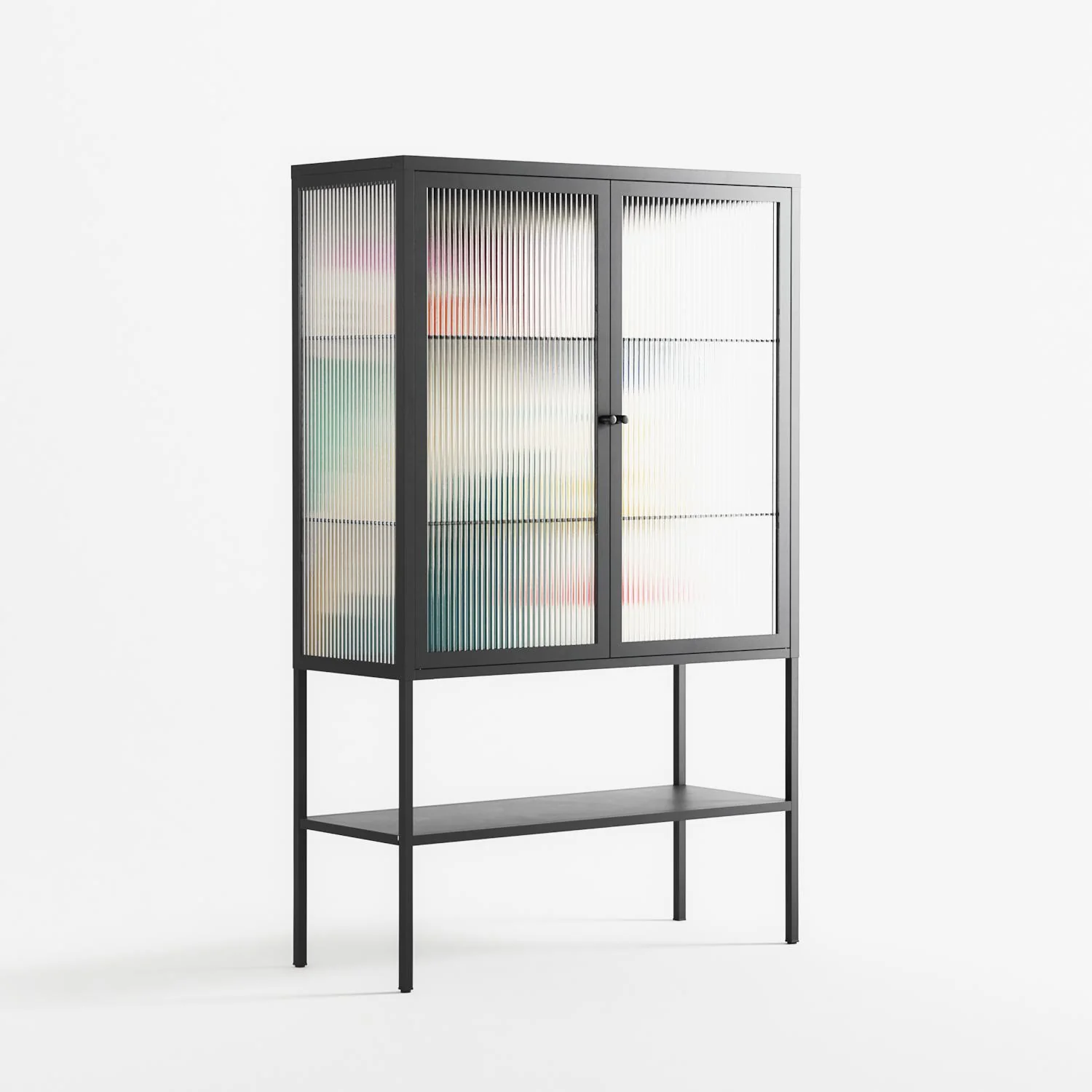 Garden Shapes - Loft Cabinet - Aley Wild - Antracite - Reeded glass - Image 4