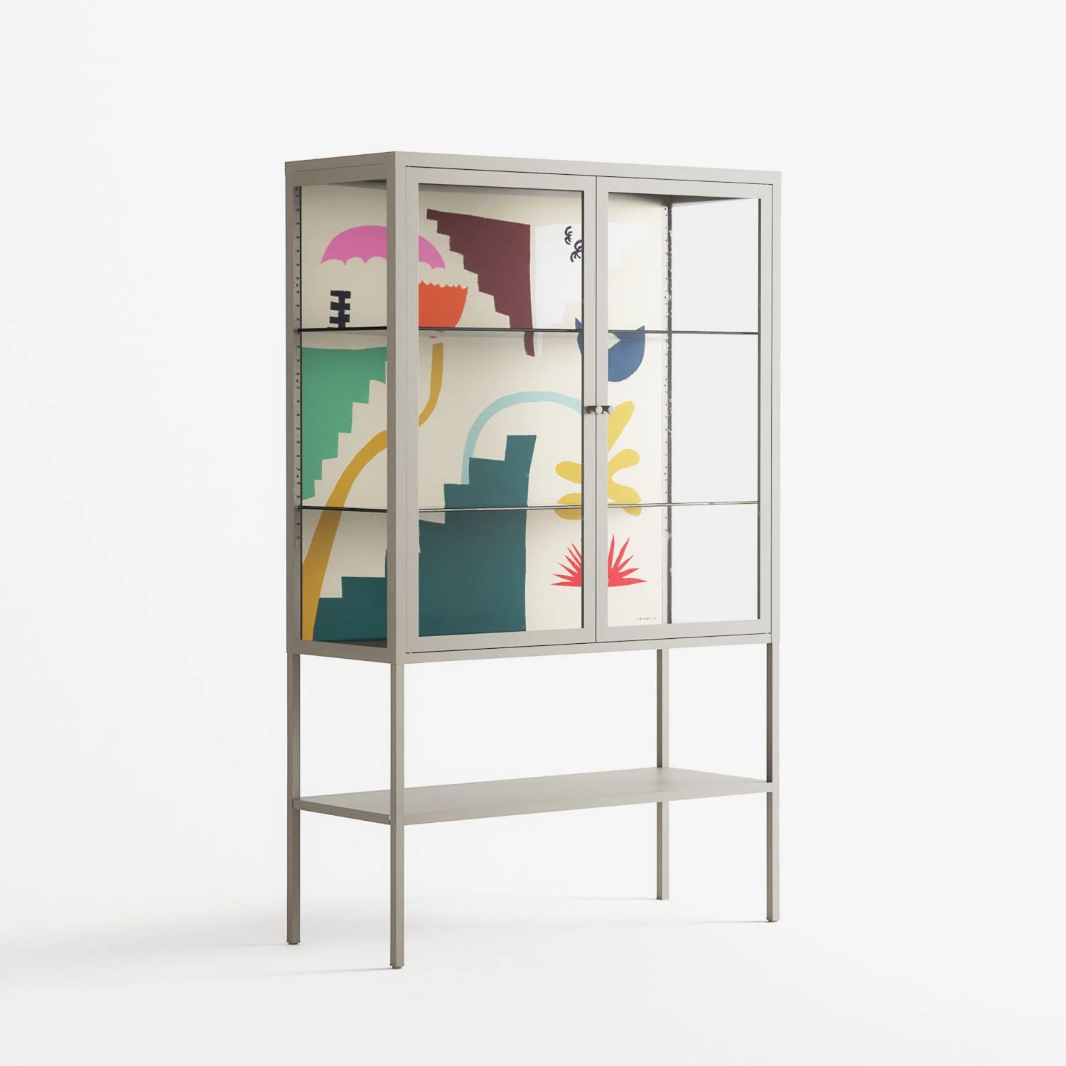 Garden Shapes - Loft Cabinet - Aley Wild - Pebble - Clear glass - Image 4