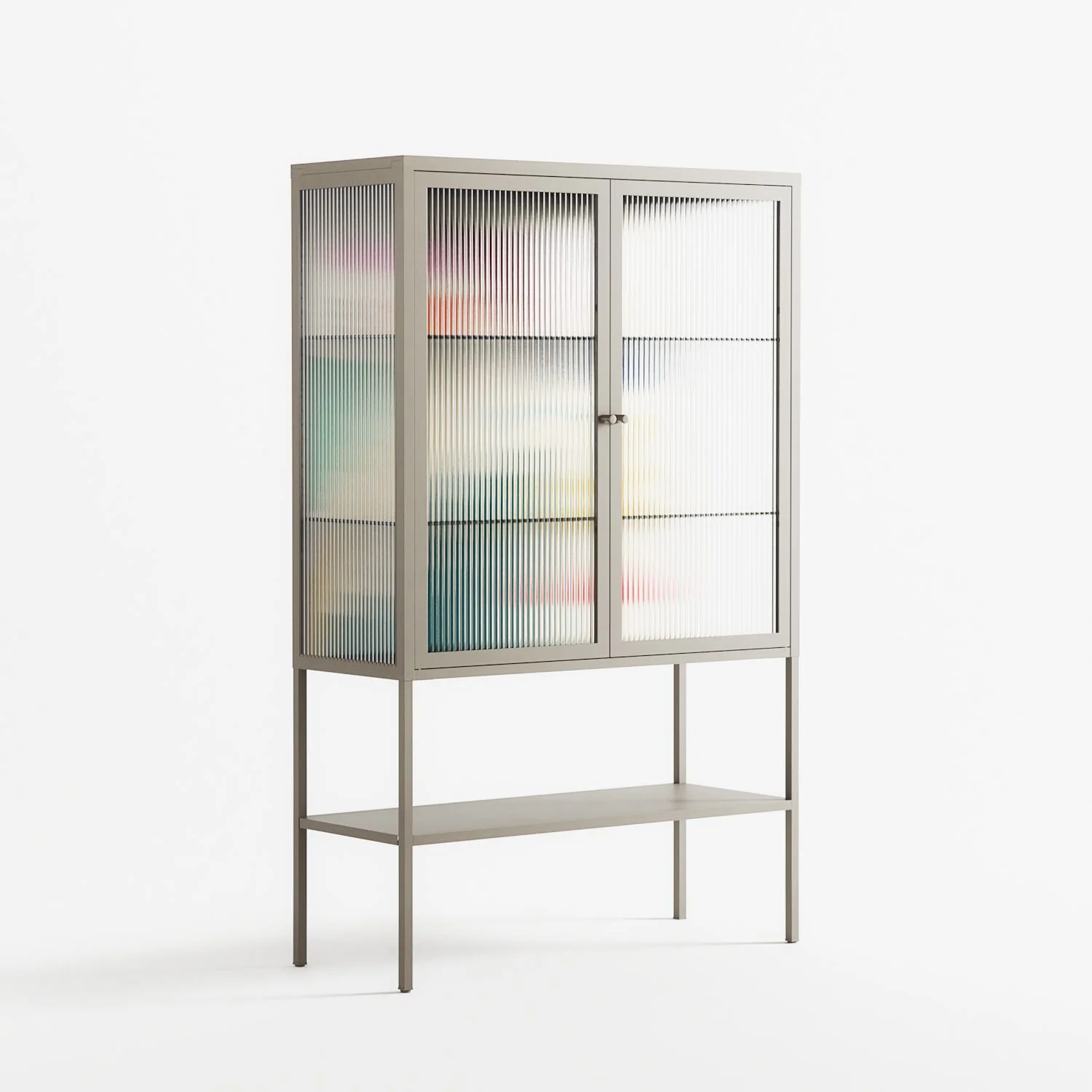 Garden Shapes - Loft Cabinet - Aley Wild - Pebble - Reeded glass - Image 4