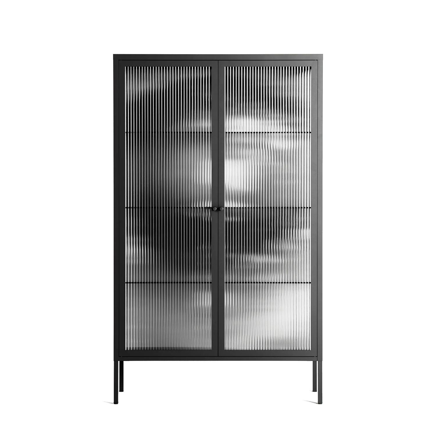 Gel - Cabinet - Nadia Ryder - Antracite - Reeded glass