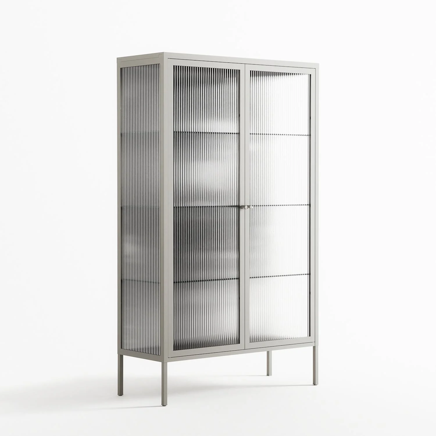 Gel - Cabinet - Nadia Ryder - Chalk - Reeded glass - Image 4
