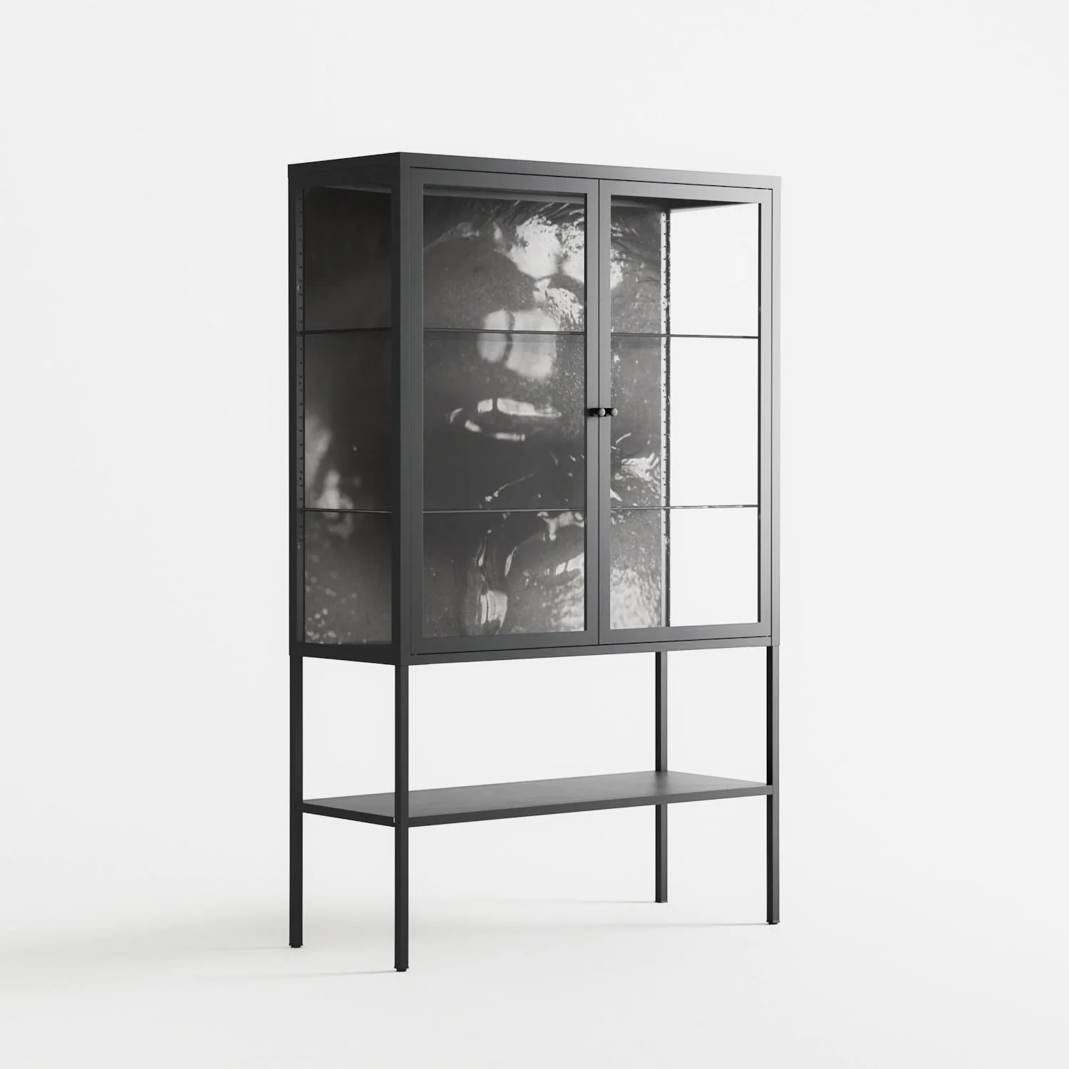 Gel - Loft Cabinet - Nadia Ryder - Antracite - Clear glass - Image 4