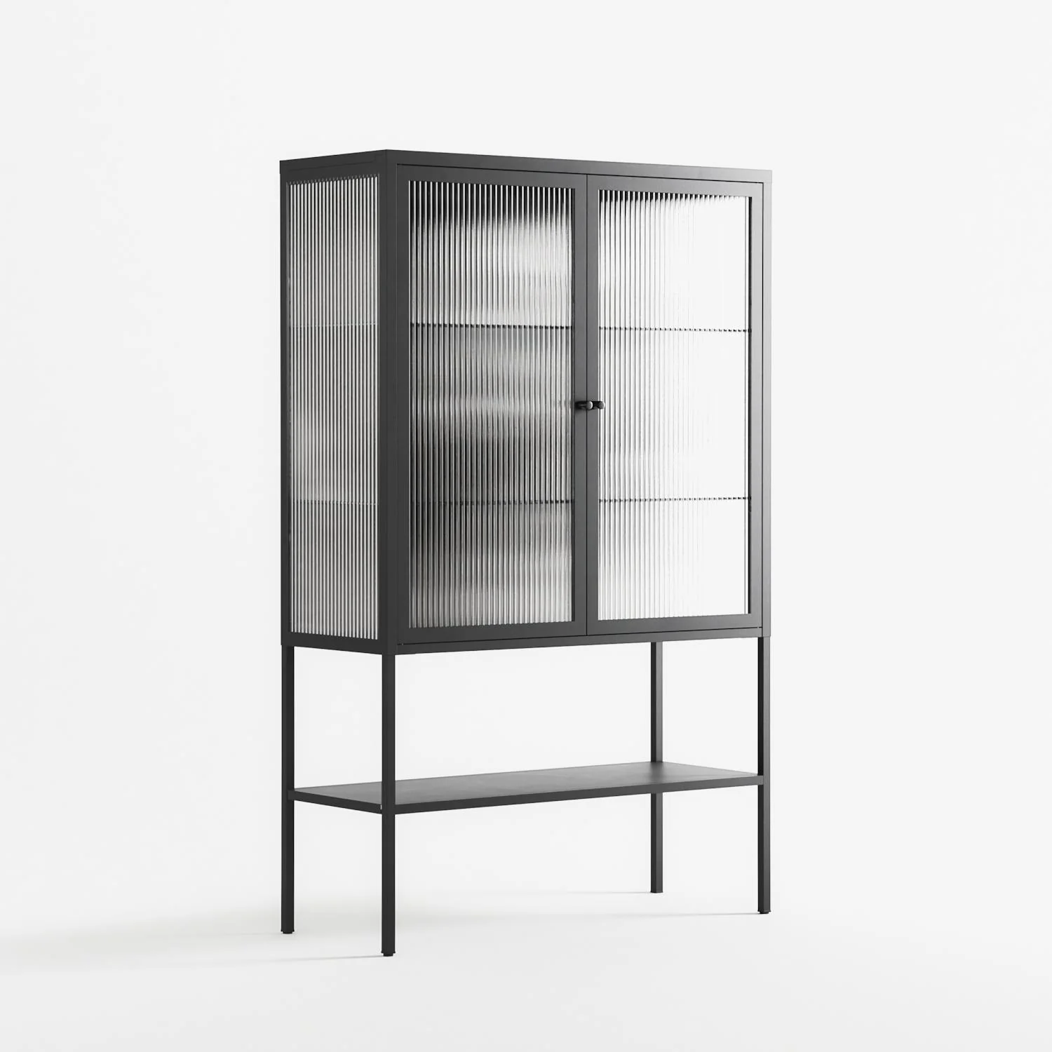 Gel - Loft Cabinet - Nadia Ryder - Antracite - Reeded glass - Image 4