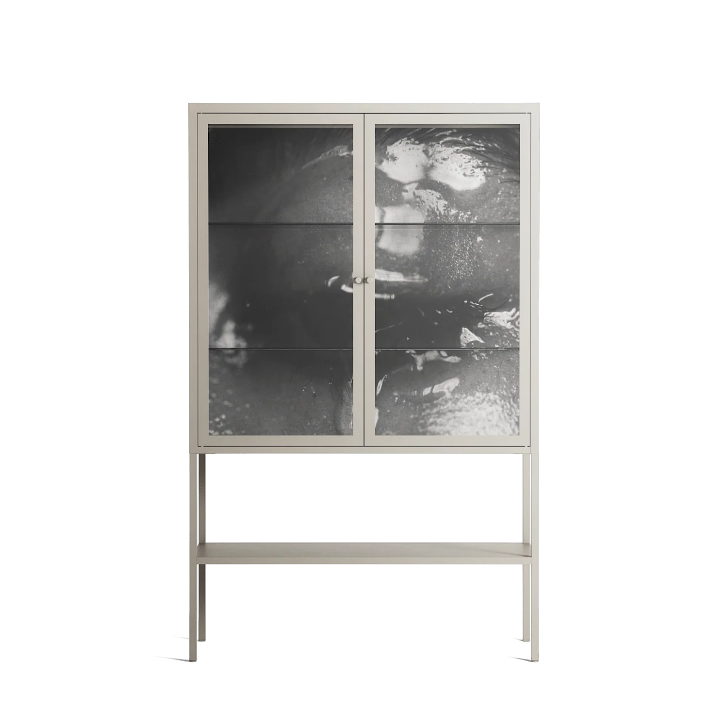 Gel - Loft Cabinet - Nadia Ryder - Pebble - Clear glass