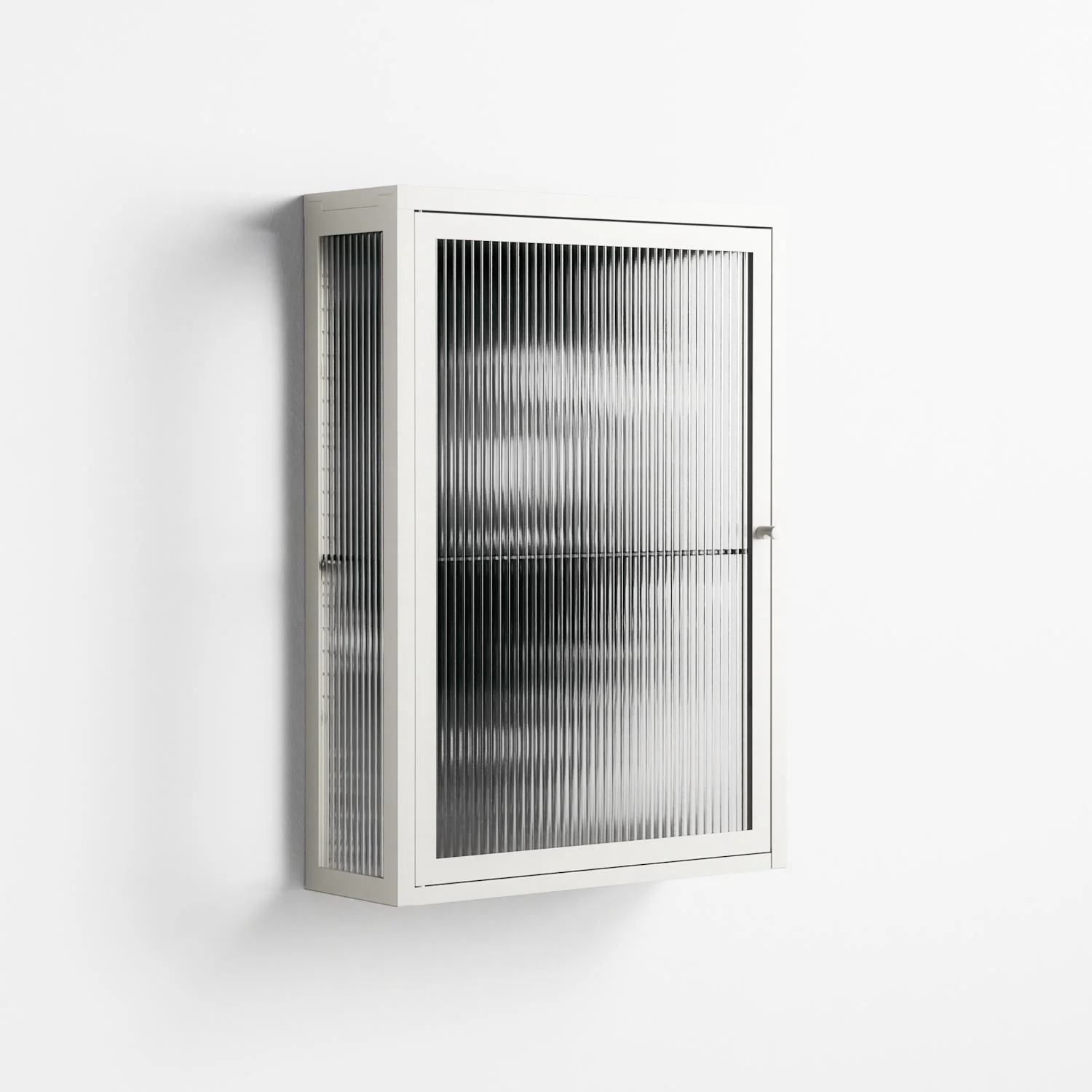 Gel - Wall Cabinet - Nadia Ryder - Chalk - Reeded glass - Image 4