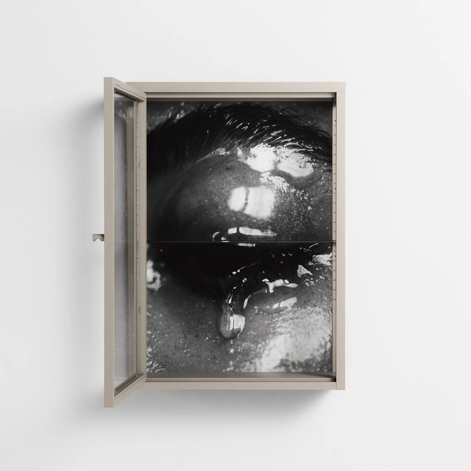 Gel - Wall Cabinet - Nadia Ryder - Pebble - Clear glass - Image 3