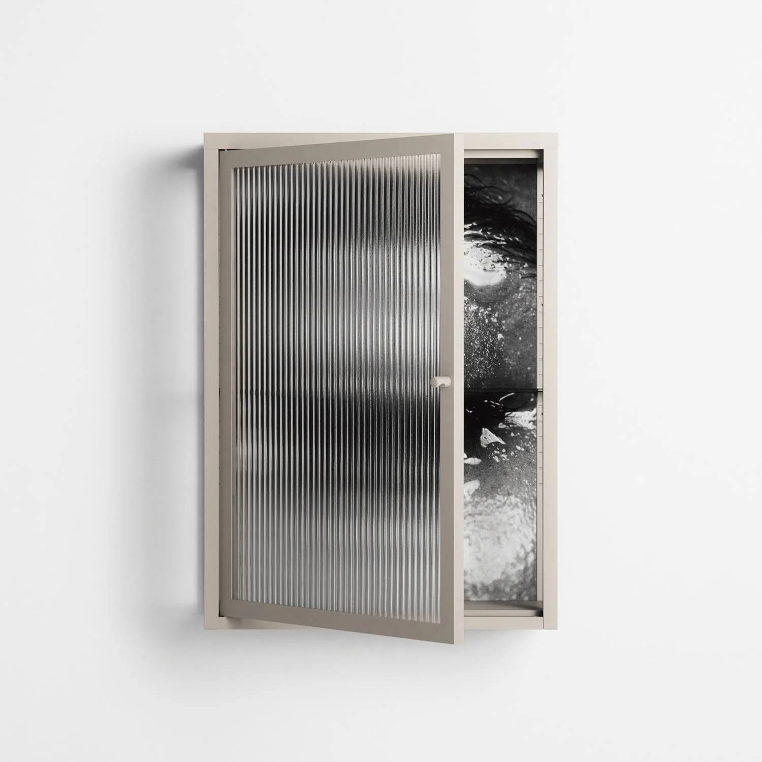 Gel - Wall Cabinet - Nadia Ryder - Pebble - Reeded glass - Image 2