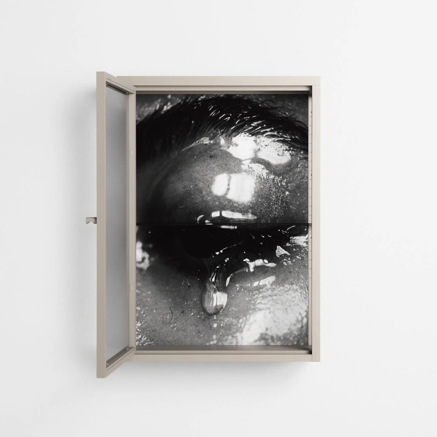 Gel - Wall Cabinet - Nadia Ryder - Pebble - Reeded glass - Image 3