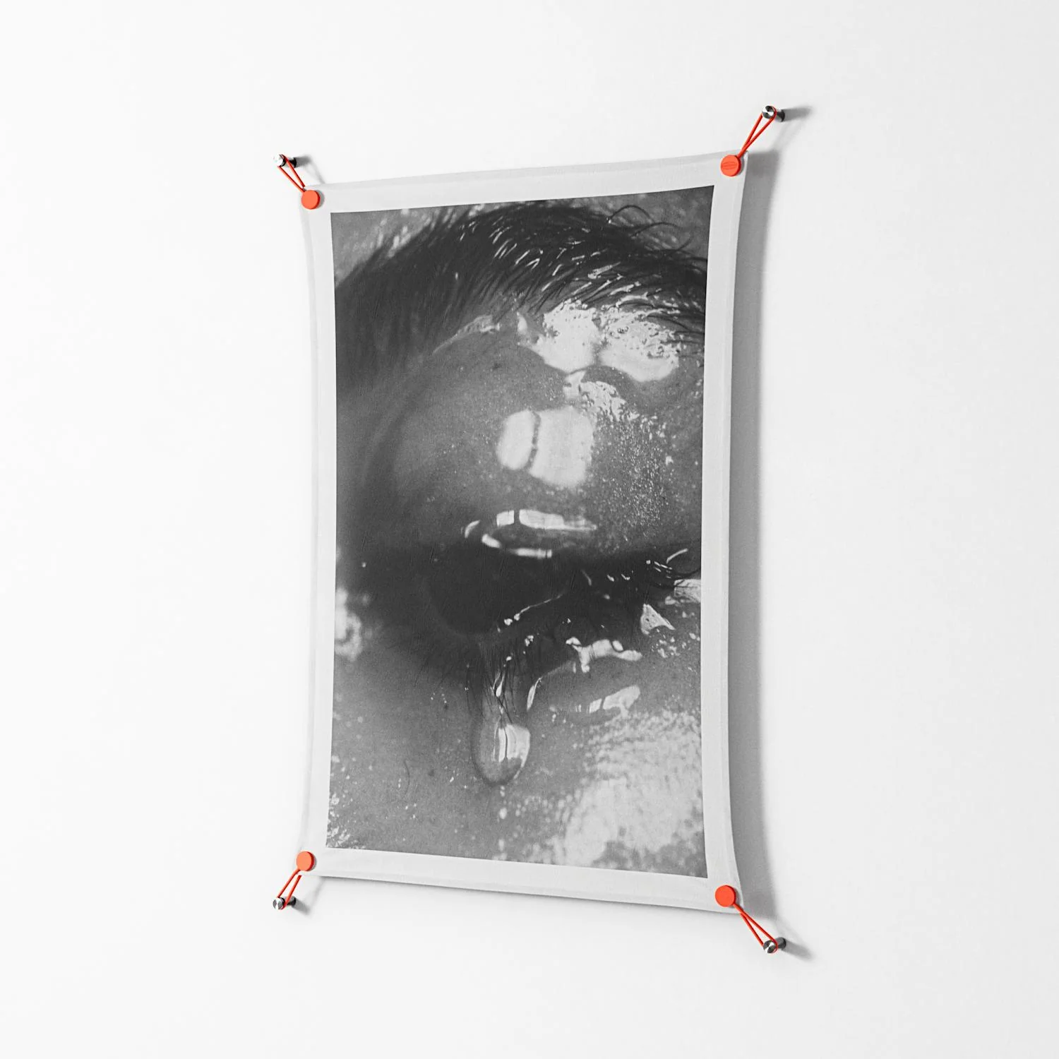 Gel - Work On Wall - Nadia Ryder - Orange - 70 x 100 cm - Image 2