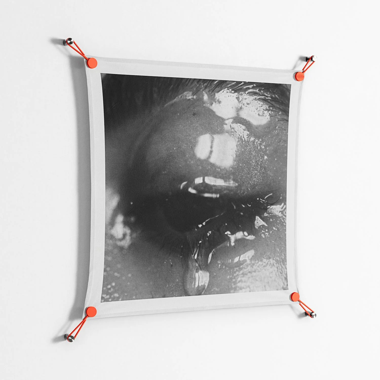 Gel - Work On Wall - Nadia Ryder - Orange - 70 x 70 cm - Image 2
