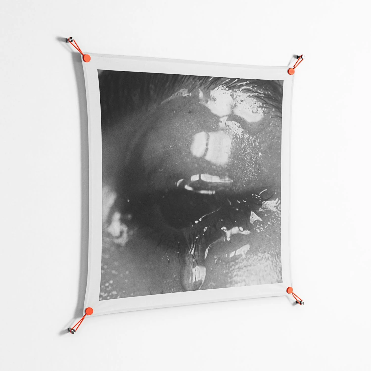 Gel - Work On Wall - Nadia Ryder - Orange - 90 x 90 cm - Image 2