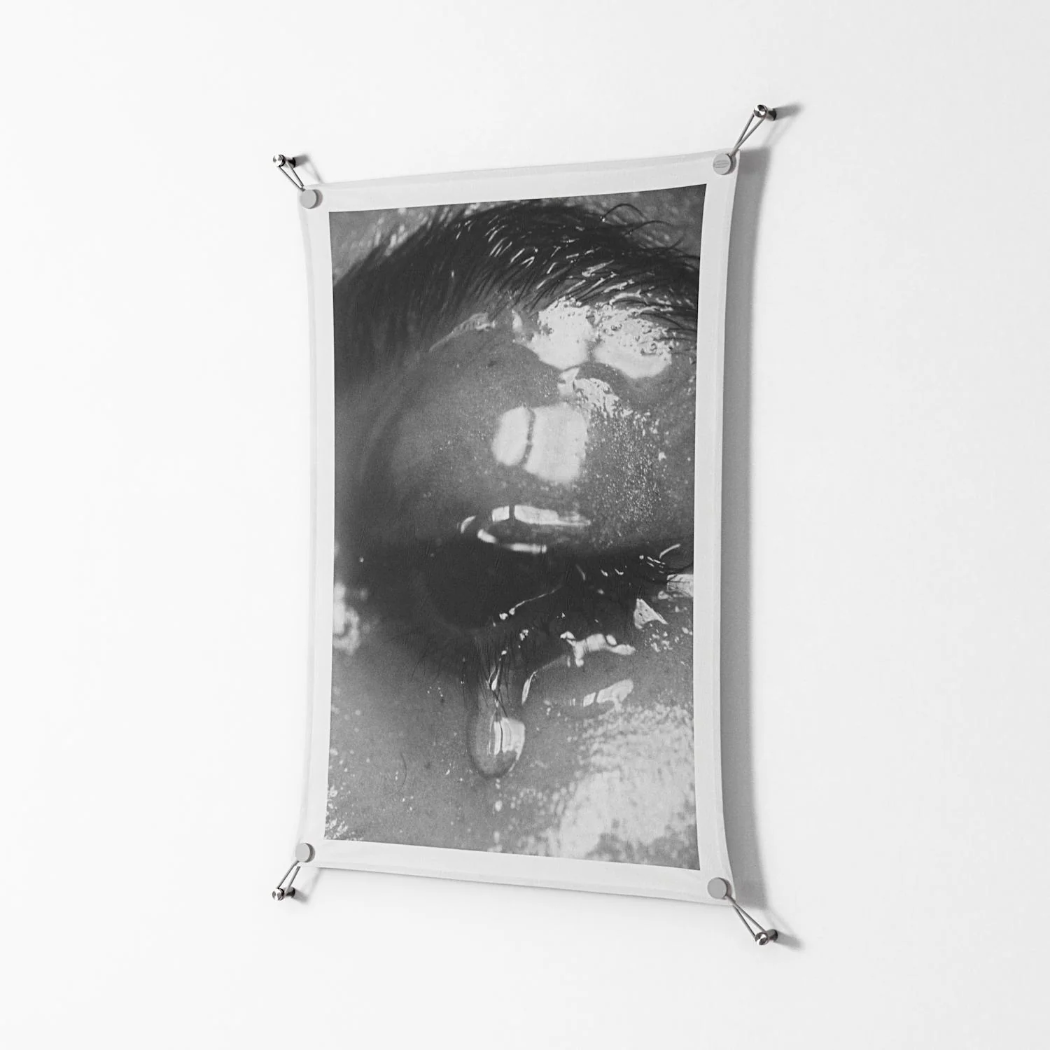 Gel - Work On Wall - Nadia Ryder - Silver - 70 x 100 cm - Image 2