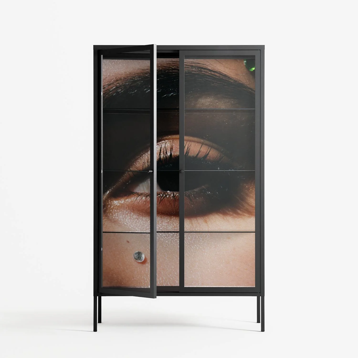 Gem - Cabinet - Nadia Ryder - Antracite - Clear glass - Image 2