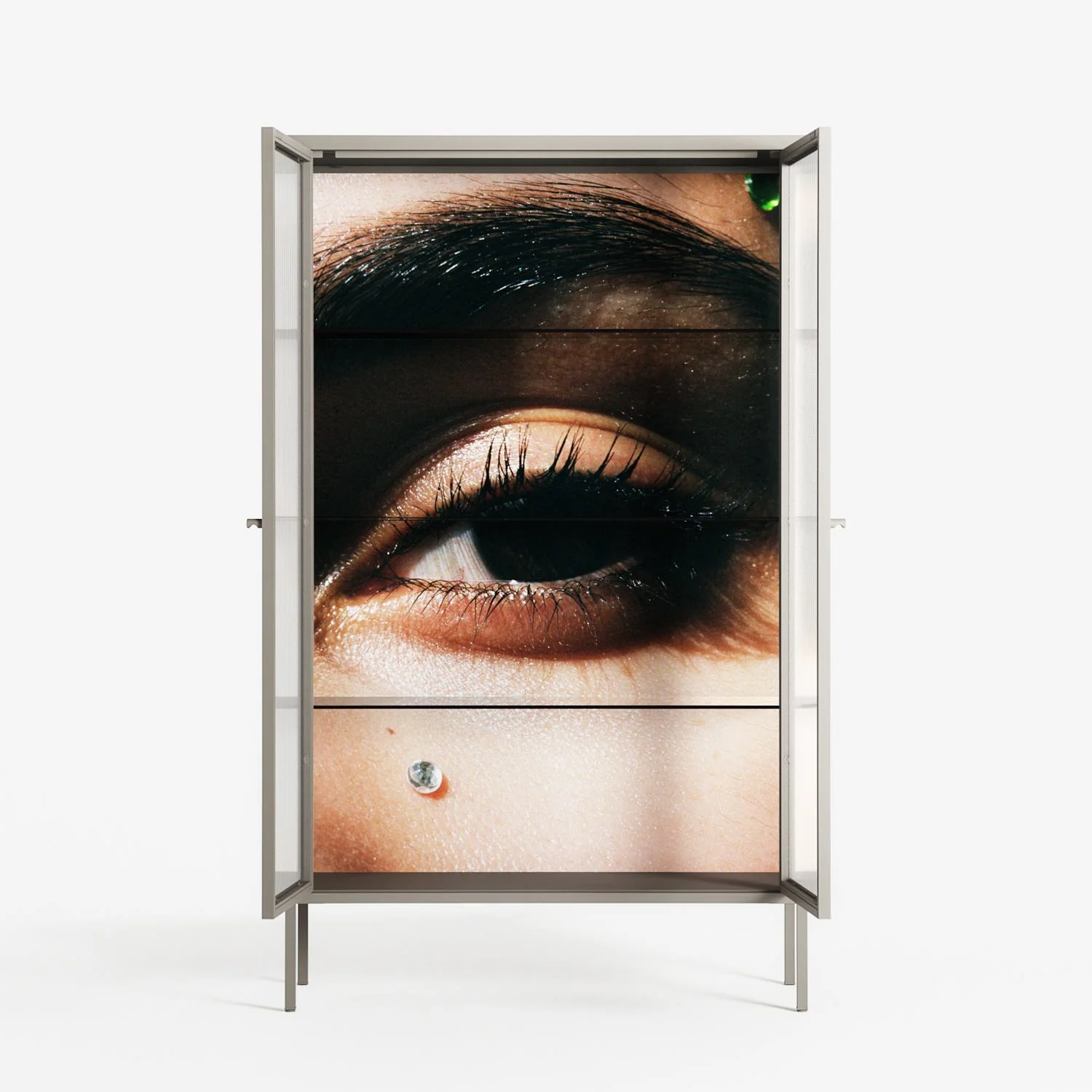 Gem - Cabinet - Nadia Ryder - Pebble - Reeded glass - Image 3