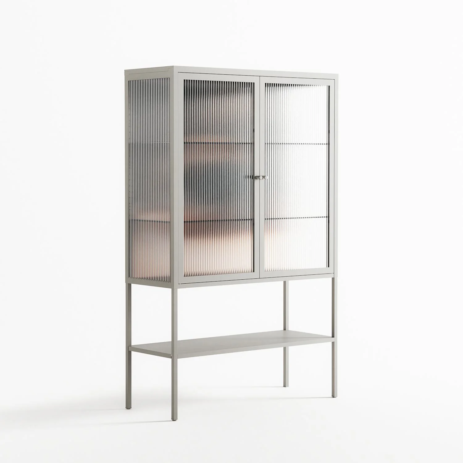 Gem - Loft Cabinet - Nadia Ryder - Chalk - Reeded glass - Image 4