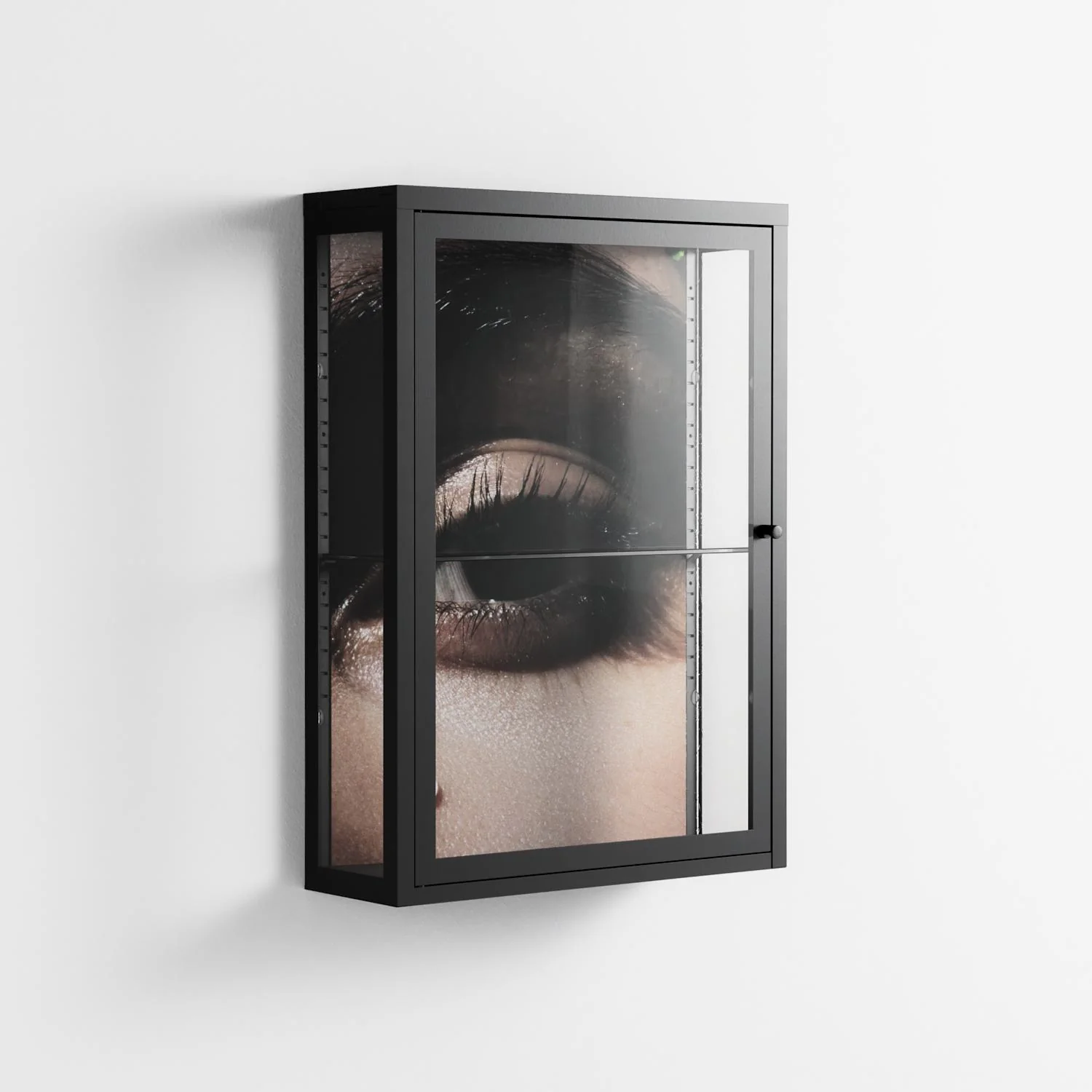Gem - Wall Cabinet - Nadia Ryder - Antracite - Clear glass - Image 4