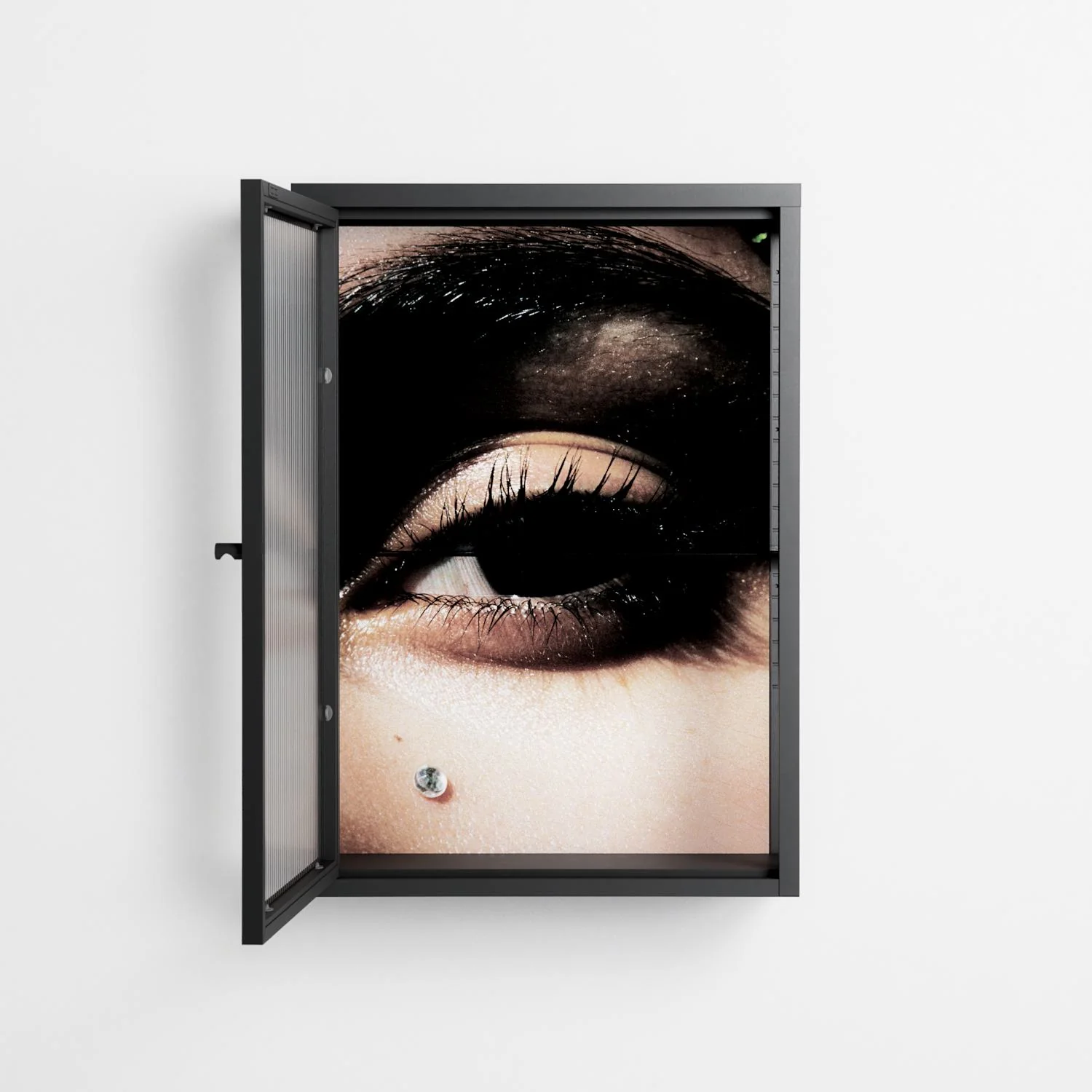Gem - Wall Cabinet - Nadia Ryder - Antracite - Reeded glass - Image 3