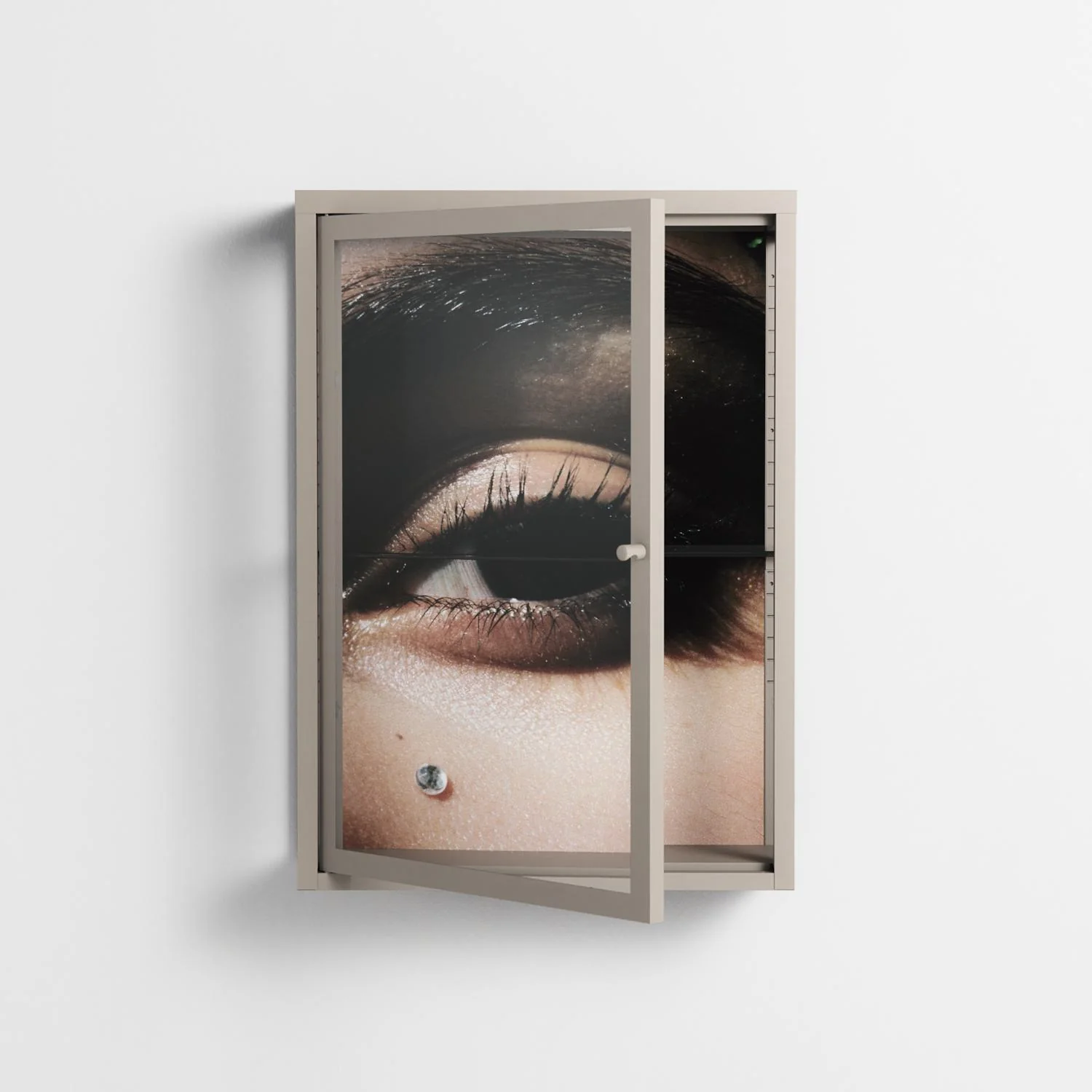 Gem - Wall Cabinet - Nadia Ryder - Pebble - Clear glass - Image 2
