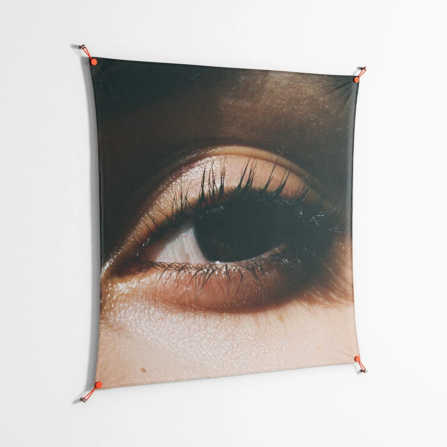 Gem - Work On Wall - Nadia Ryder - Orange - 140 x 140 cm - Image 2