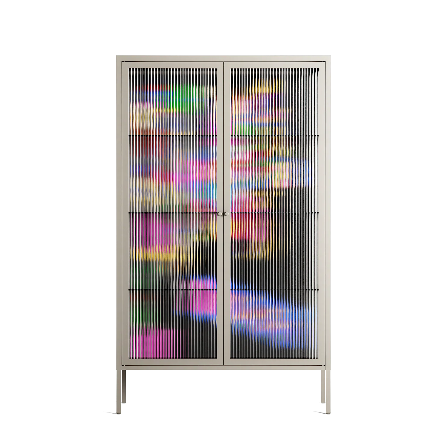 Gentleman - Cabinet - Cezar Berje - Pebble - Reeded glass