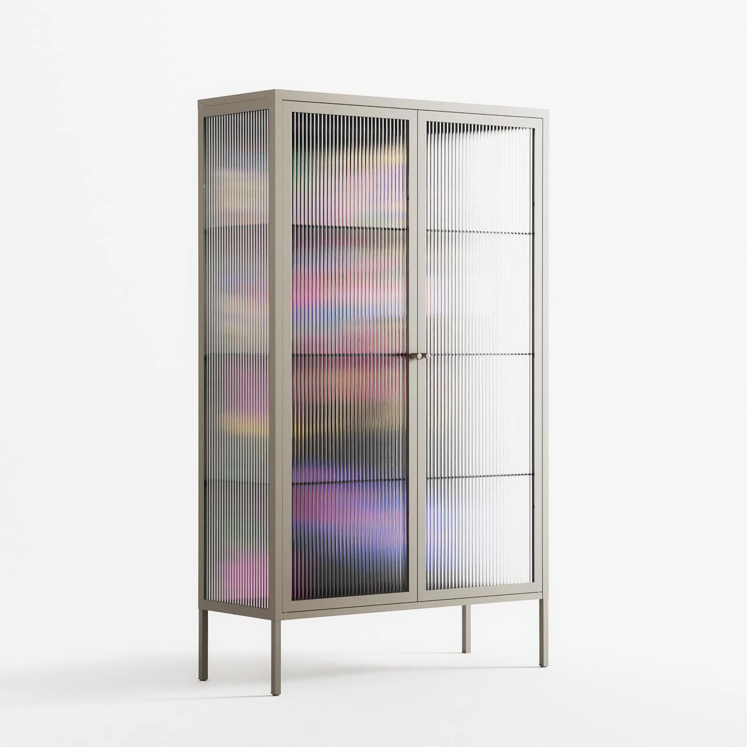 Gentleman - Cabinet - Cezar Berje - Pebble - Reeded glass - Image 4