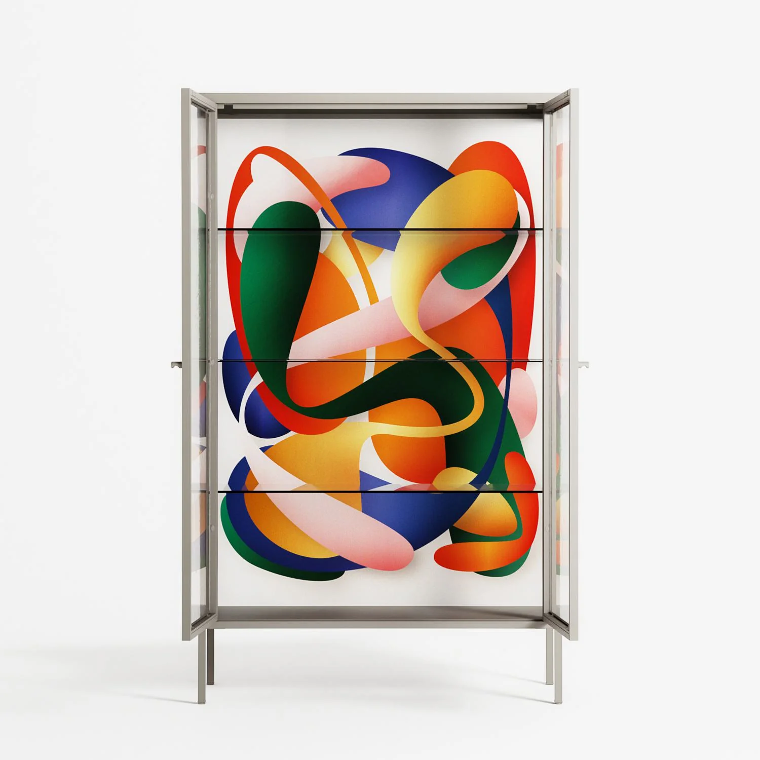 Gloss - Cabinet - Vratislav Pecka - Pebble - Clear glass - Image 3