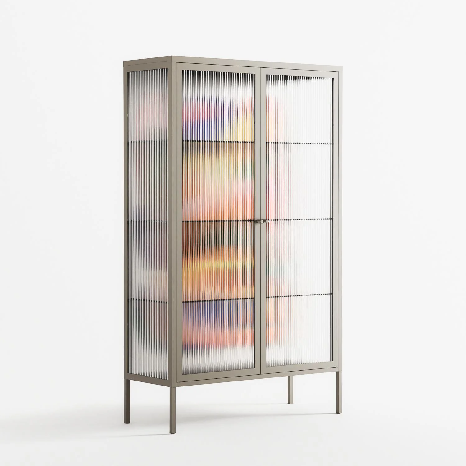 Gloss - Cabinet - Vratislav Pecka - Pebble - Reeded glass - Image 4