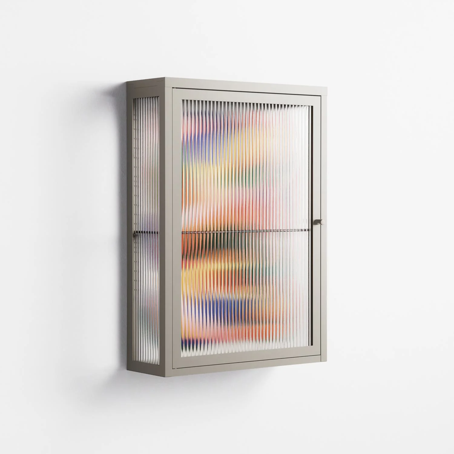 Gloss - Wall Cabinet - Vratislav Pecka - Pebble - Reeded glass - Image 4