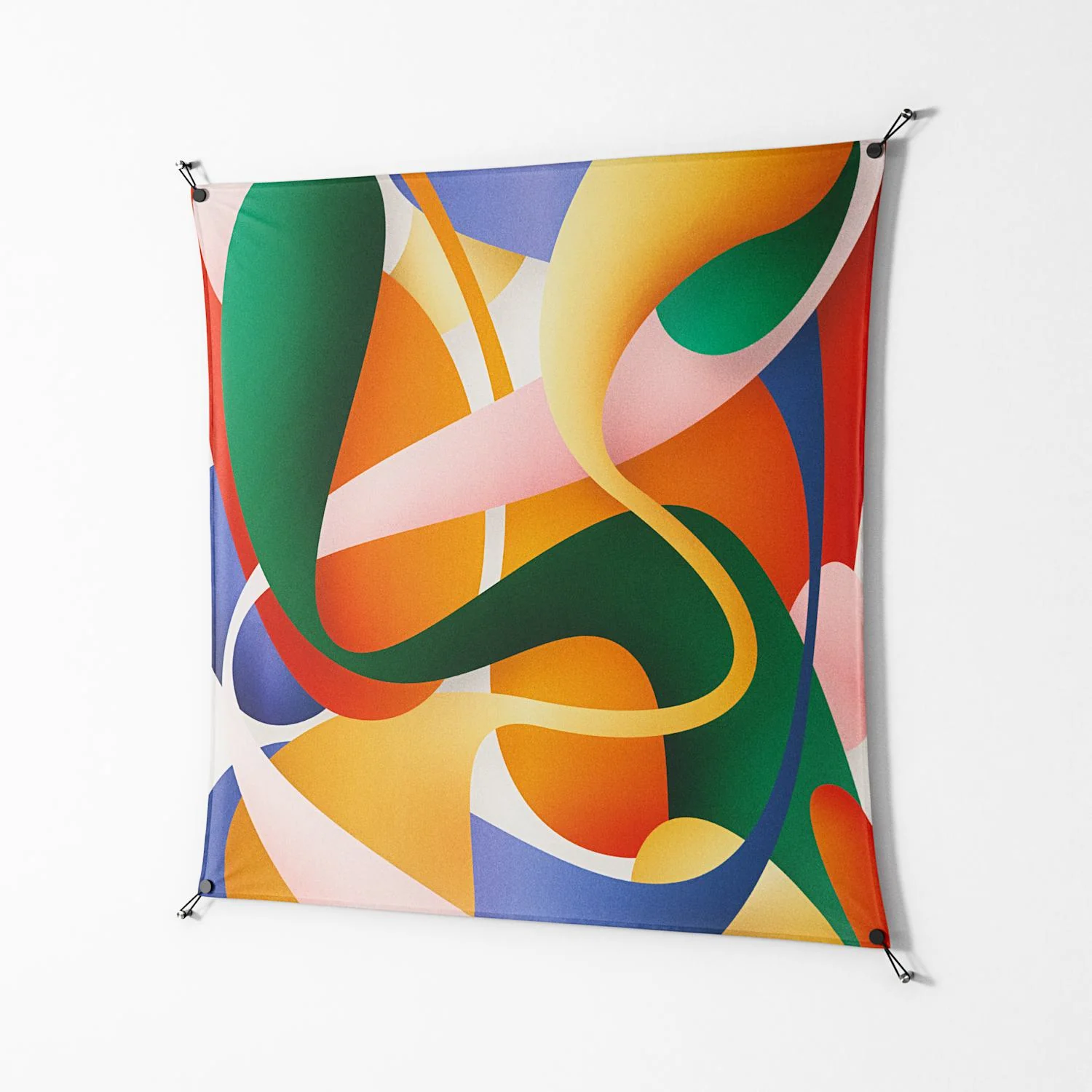 Gloss Zoom - Work On Wall - Vratislav Pecka - Black - 140 x 140 cm - Image 2