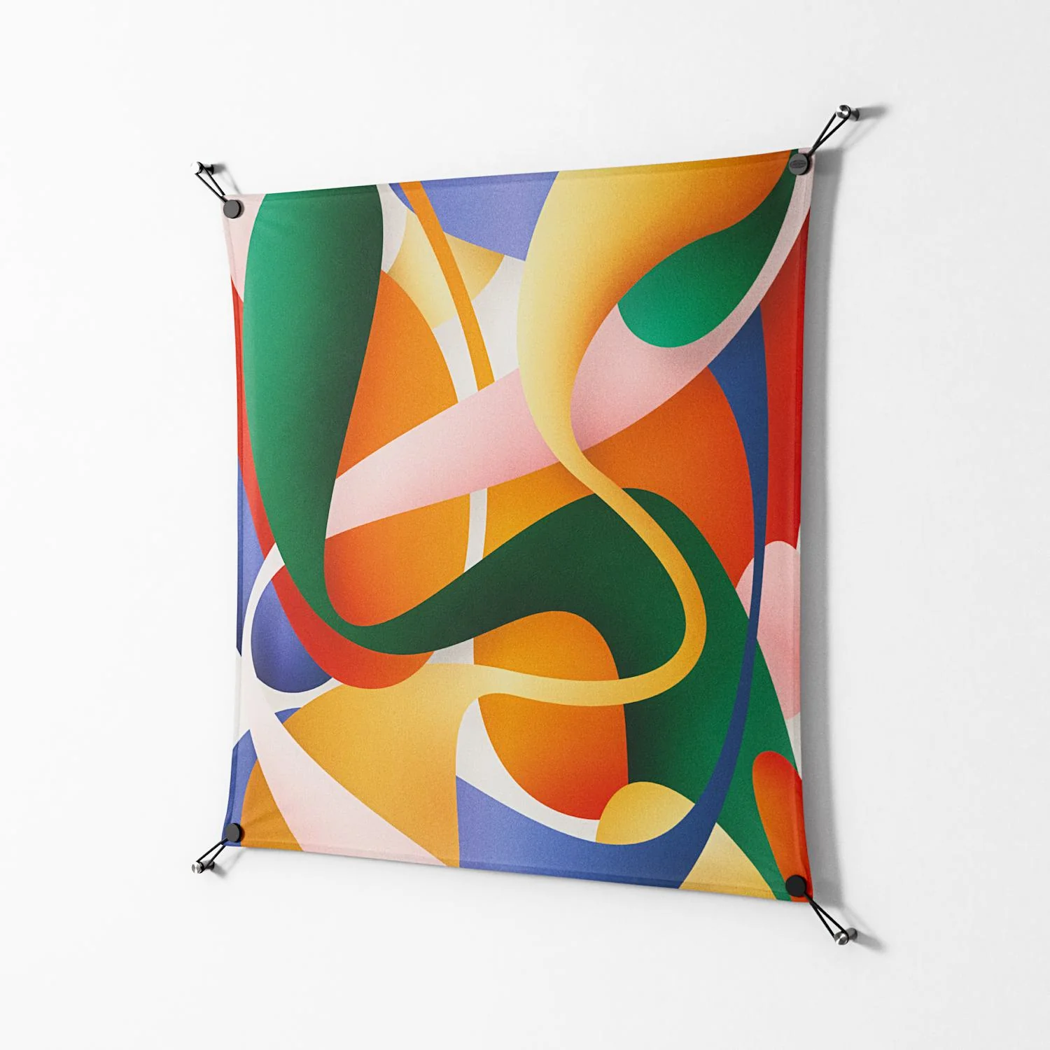 Gloss Zoom - Work On Wall - Vratislav Pecka - Black - 90 x 90 cm - Image 2