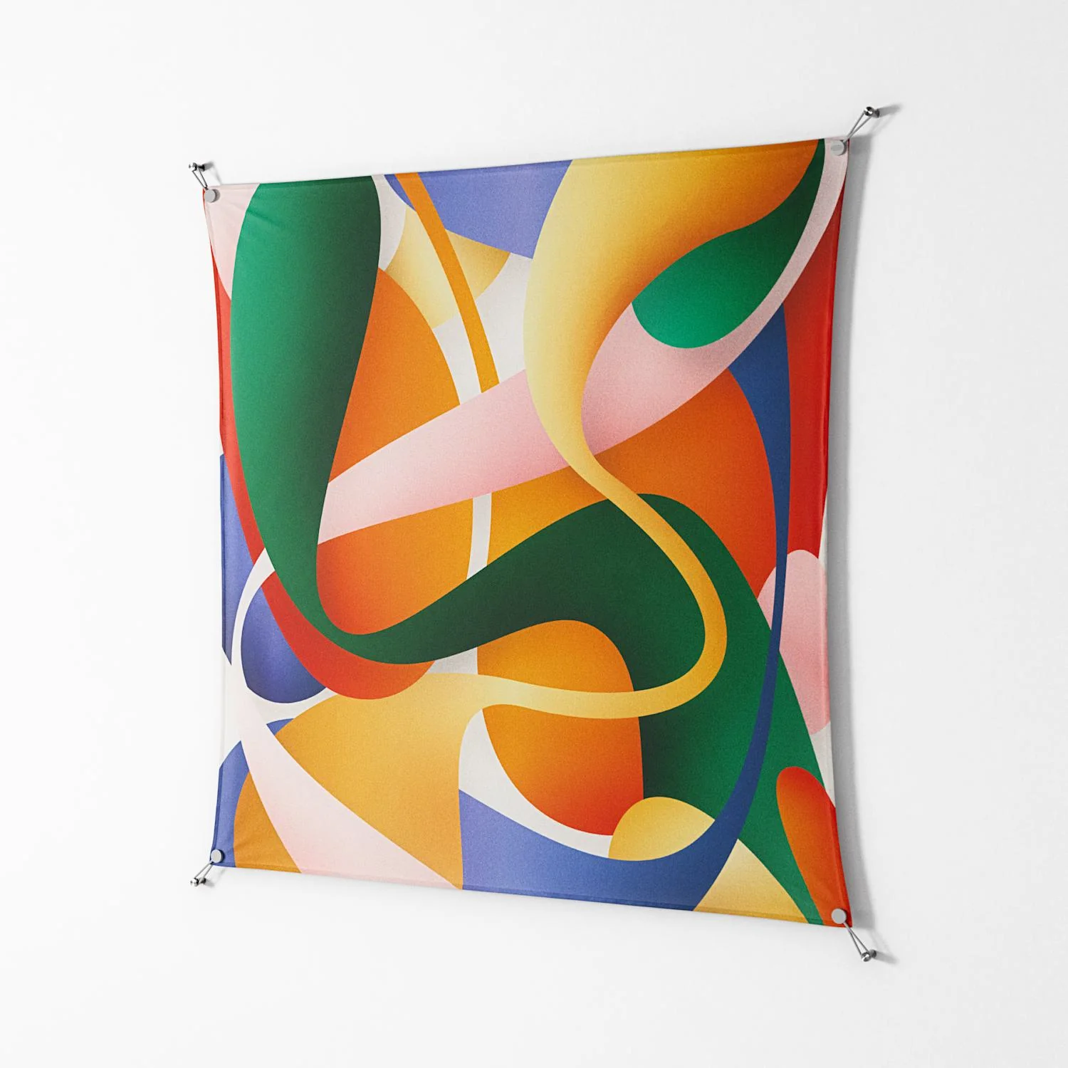 Gloss Zoom - Work On Wall - Vratislav Pecka - Silver - 140 x 140 cm - Image 2