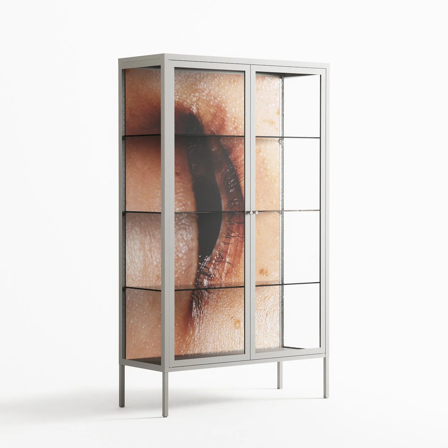 Glow - Cabinet - Nadia Ryder - Chalk - Clear glass - Image 4