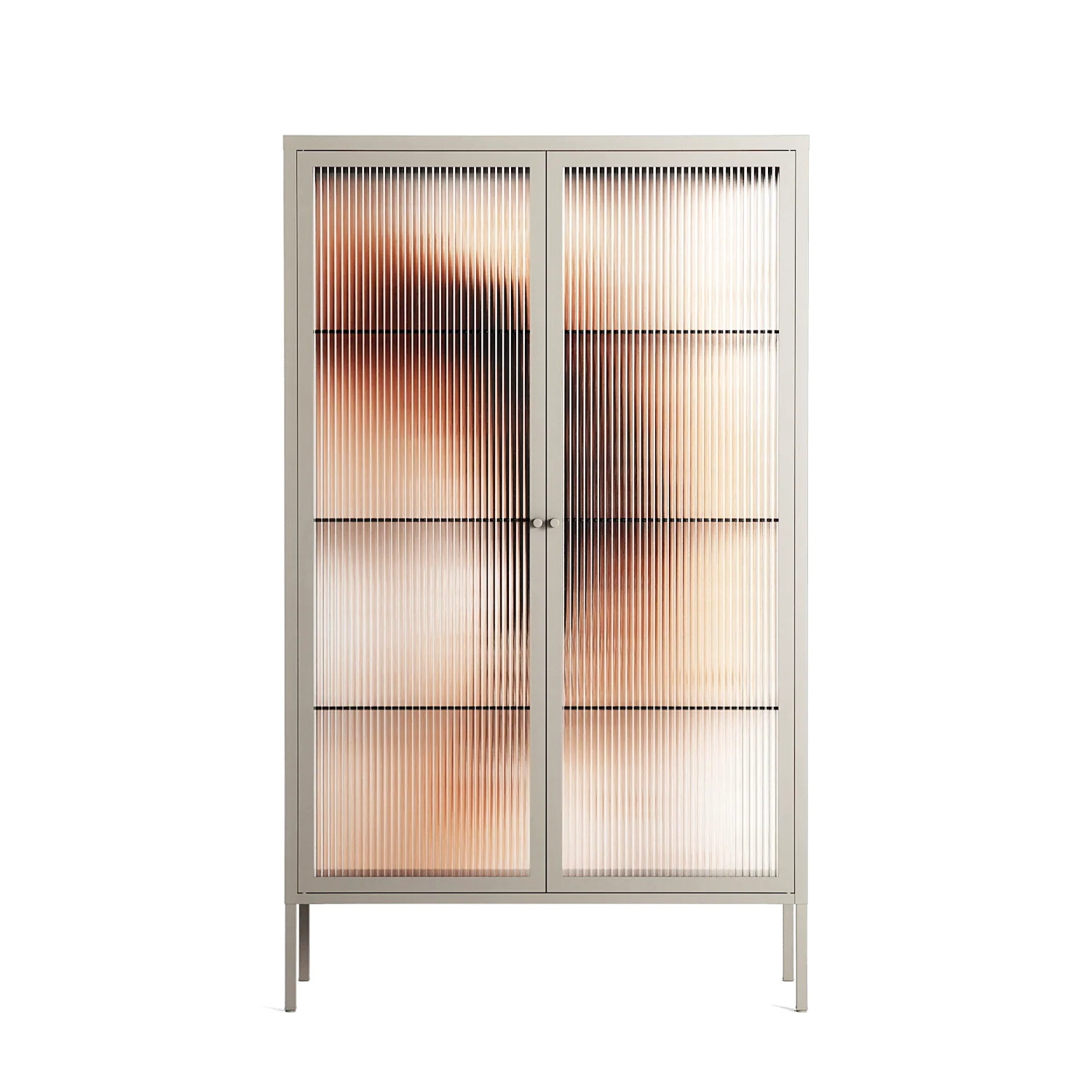 Glow - Cabinet - Nadia Ryder - Pebble - Reeded glass
