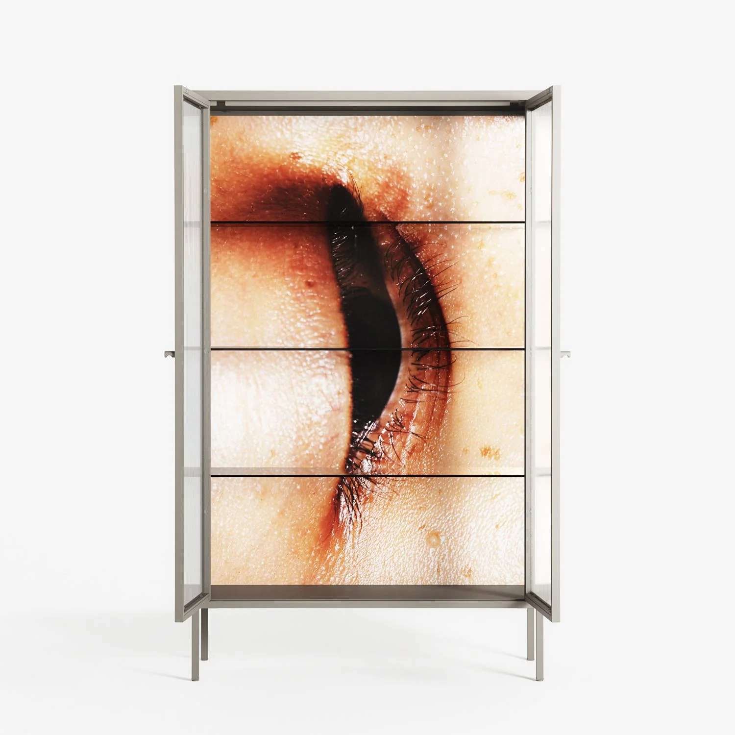 Glow - Cabinet - Nadia Ryder - Pebble - Reeded glass - Image 3