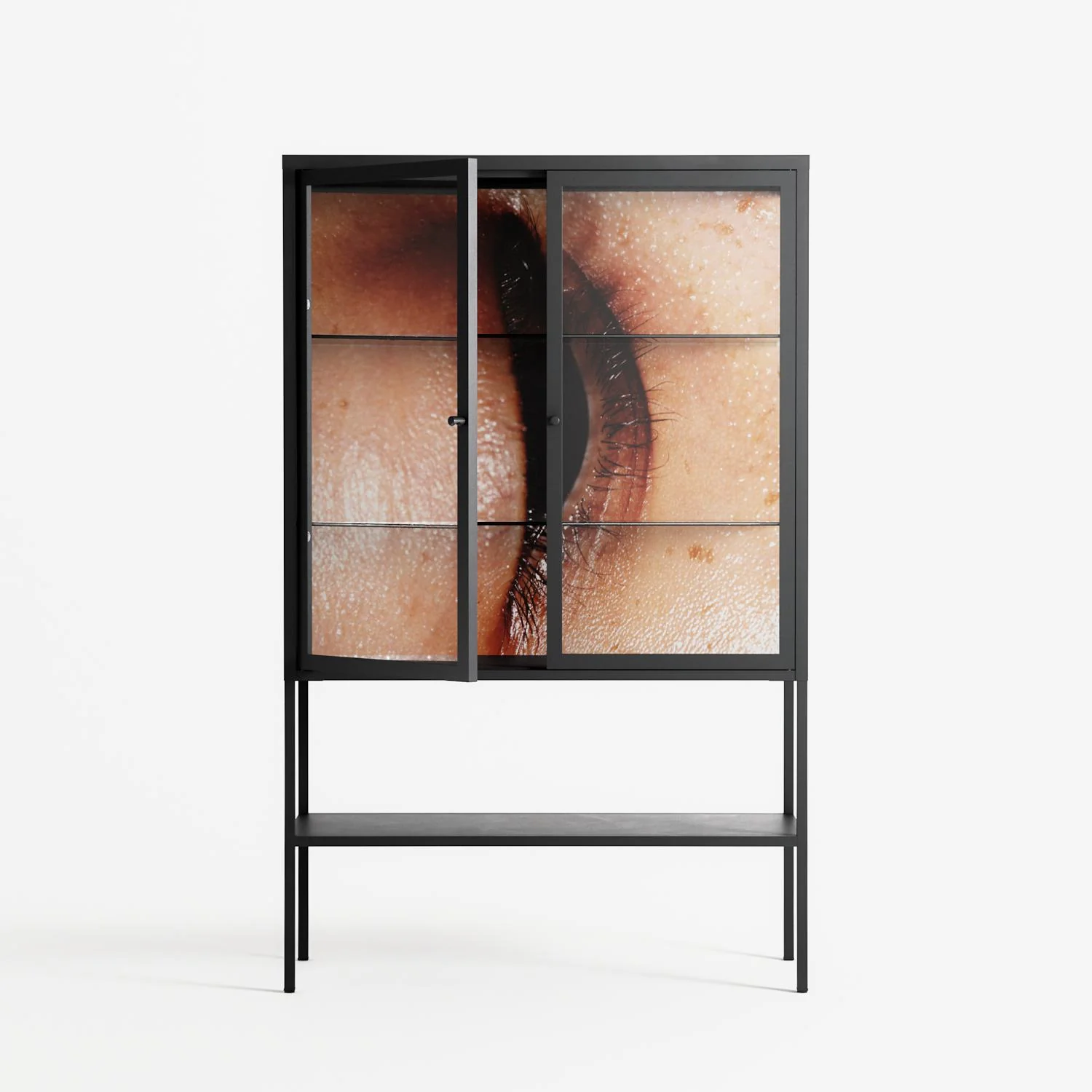 Glow - Loft Cabinet - Nadia Ryder - Antracite - Clear glass - Image 2
