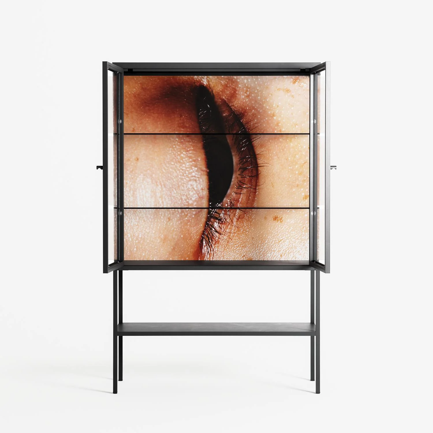 Glow - Loft Cabinet - Nadia Ryder - Antracite - Clear glass - Image 3