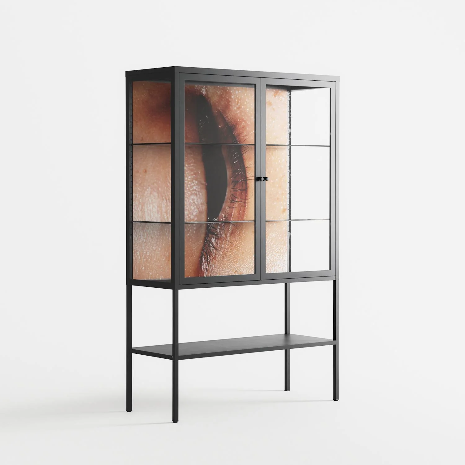 Glow - Loft Cabinet - Nadia Ryder - Antracite - Clear glass - Image 4