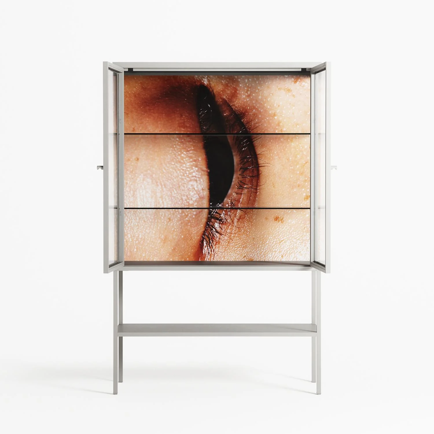 Glow - Loft Cabinet - Nadia Ryder - Chalk - Clear glass - Image 3