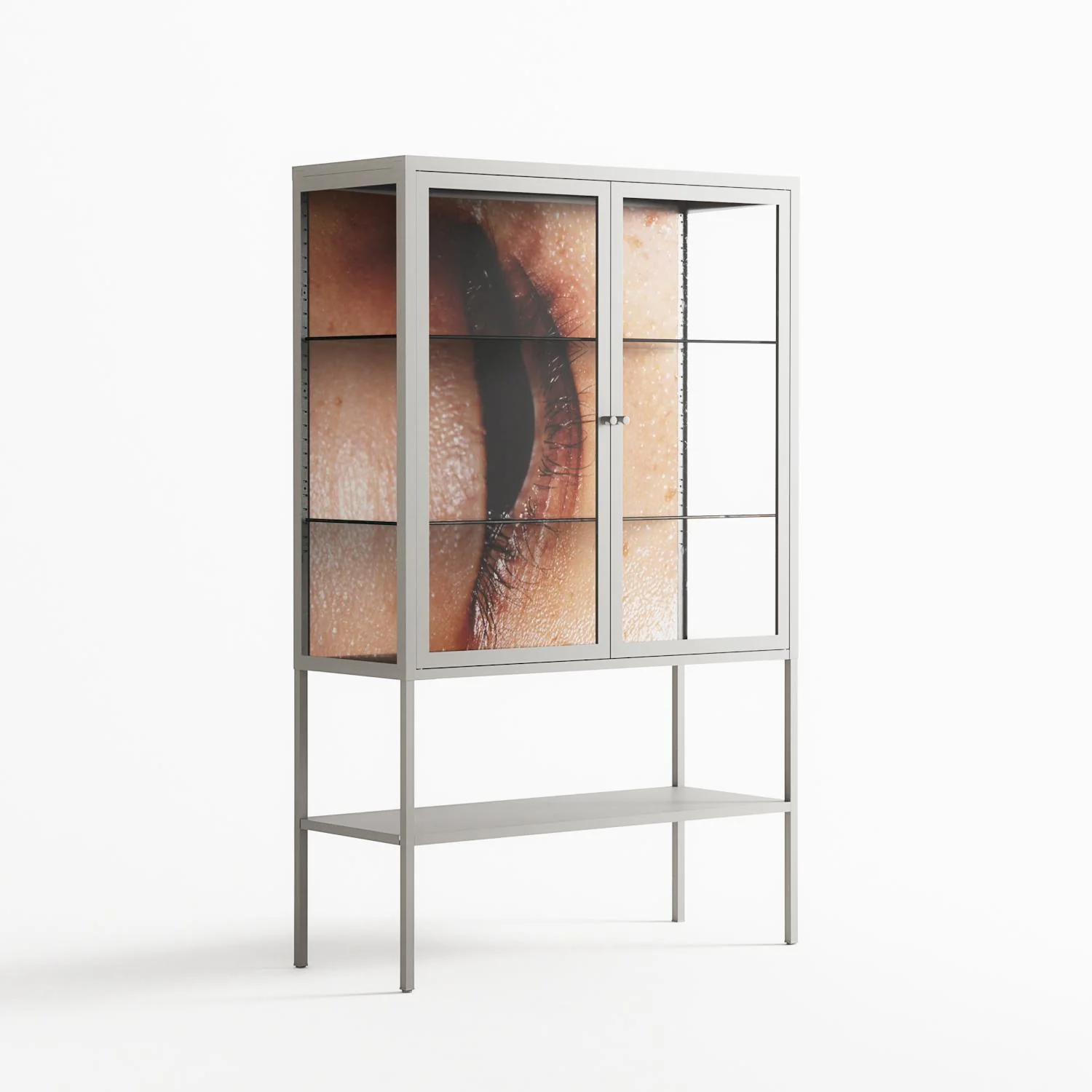 Glow - Loft Cabinet - Nadia Ryder - Chalk - Clear glass - Image 4