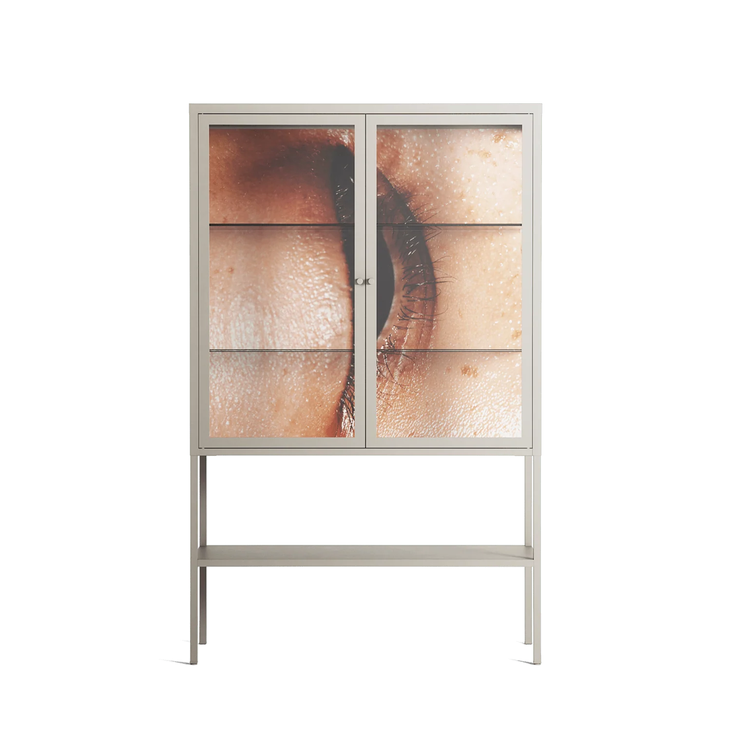 Glow - Loft Cabinet - Nadia Ryder - Pebble - Clear glass