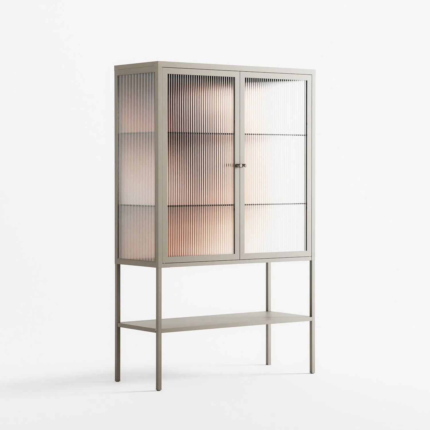 Glow - Loft Cabinet - Nadia Ryder - Pebble - Reeded glass - Image 4