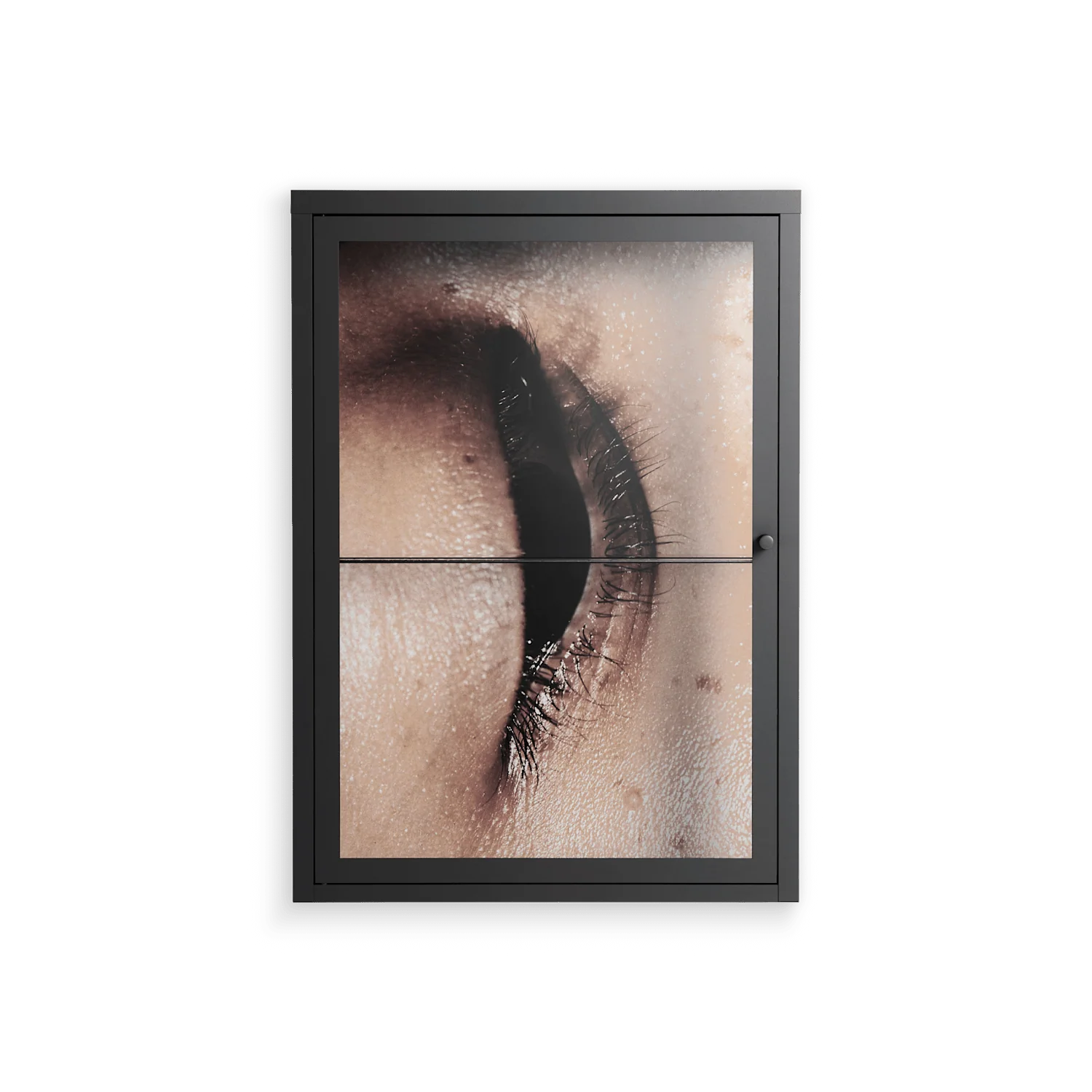 Glow - Wall Cabinet - Nadia Ryder - Antracite - Clear glass