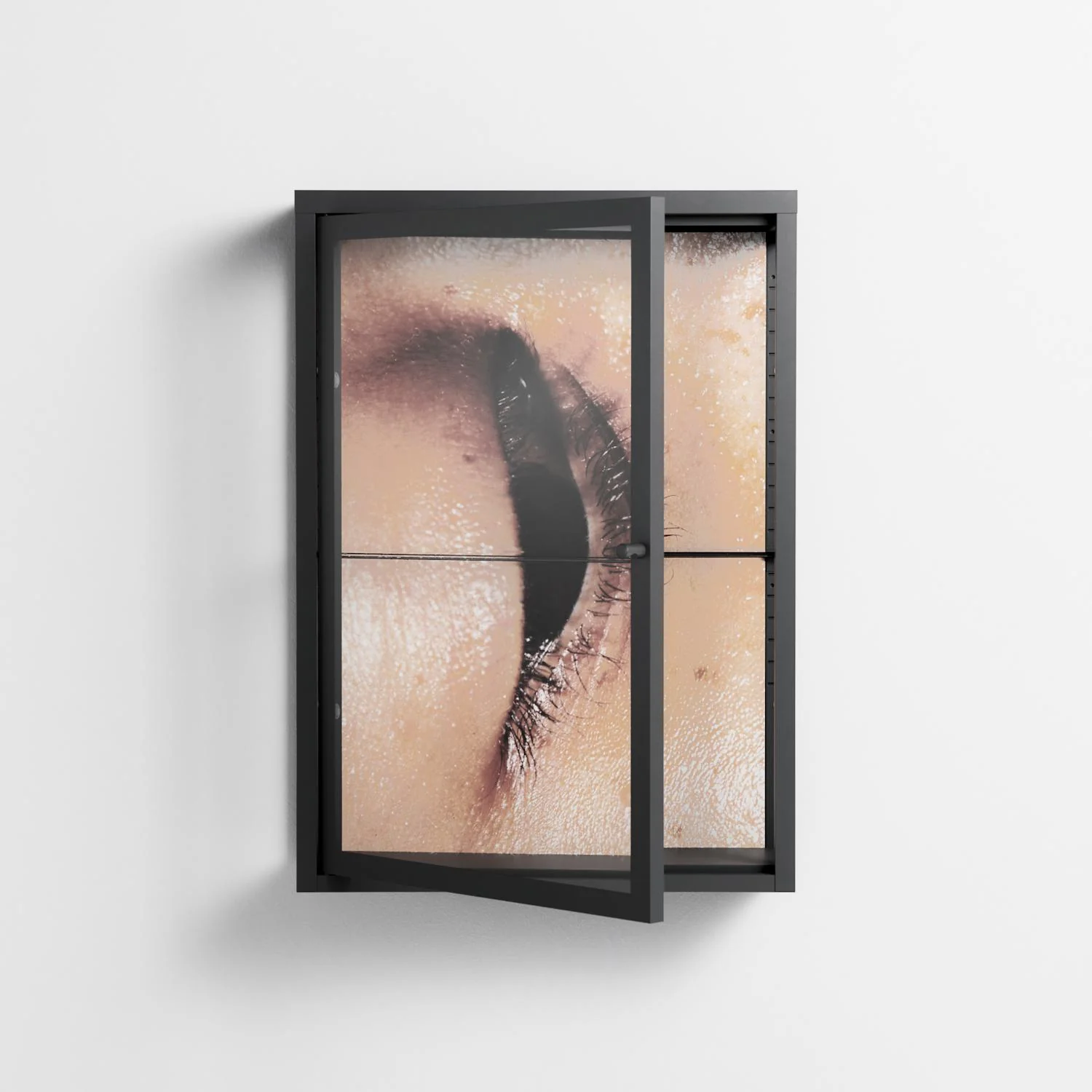 Glow - Wall Cabinet - Nadia Ryder - Antracite - Clear glass - Image 2